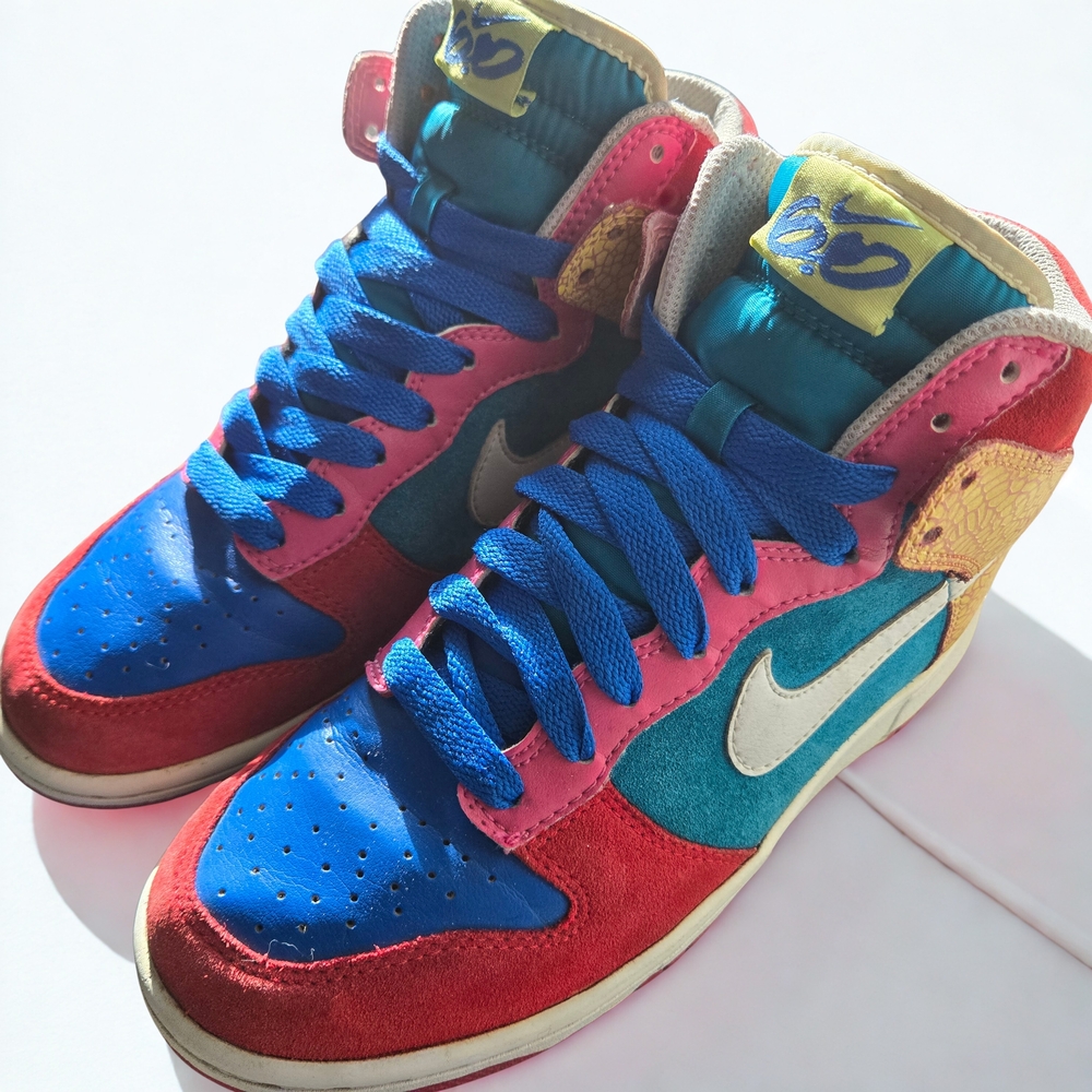 NIKE DUNK HIGH "MULTI-COLOR GRADIENT" (W) | US Women's 7.5 - Picture 7 of 9